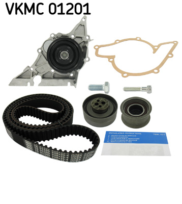 SKF VKMC 01201 Pompa acqua + Kit cinghie dentate